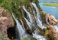 Scenic Fall Creek Falls Landscape Idaho