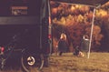 Scenic Fall Foliage RV Camper Camping