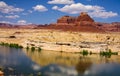 Scenic Glen canyon recreation area from Hite overlook in Utah Royalty Free Stock Photo