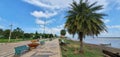 Scenic Godavari river banks in Rajahmundry, Andhrapradesh, India