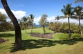 Scenic Golf View on Maui Royalty Free Stock Photo
