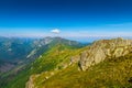 scenic green Tatra Mountains in Poland, landscape Kasprowy Wierch