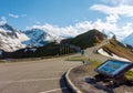 Scenic Grossglockner alpine road Royalty Free Stock Photo