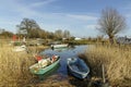 Harbor in Zempin on the island of Usedom Royalty Free Stock Photo