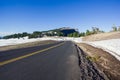 A scenic highway Rim Drive in Crater Lake National Park