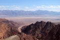 Scenic hike in Eilat Mountains. Royalty Free Stock Photo