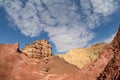 Scenic hike in Eilat Mountains. Royalty Free Stock Photo