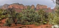 Sedona Arizona Red Rocks in Upper Sonoran Desert Landscape Spring Hiking Royalty Free Stock Photo