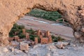 Scenic historic clay houses in the ancient UNESCO town of Ait Ben Haddou