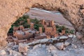 Scenic historic clay houses in the ancient UNESCO town of Ait Ben Haddou