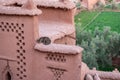 Scenic historic clay houses in the ancient UNESCO town of Ait Ben Haddou