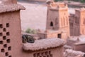 Scenic historic clay houses in the ancient UNESCO town of Ait Ben Haddou