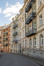 Scenic historic houses in the Wilhelminenstrasse in Wiesbaden