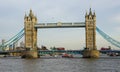 Scenic historic Tower Bridge of London in the United Kingdom