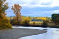 River in the fall