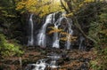 Hungarian water falls in autumn time in Michigan upper peninsula Royalty Free Stock Photo