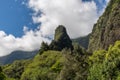 Scenic Ian Needle vista, West Maui mountains Royalty Free Stock Photo