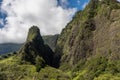 Scenic Ian Needle vista, West Maui mountains Royalty Free Stock Photo