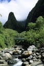 Scenic of Iao Needle, Maui, Hawaii Royalty Free Stock Photo