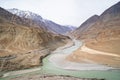 Scenic Indus River in Himalayas