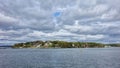 Scenic Island in Bay Outside of Portland, Maine