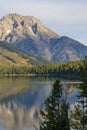 Scenic Jenny Lake Reflection in Fall