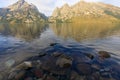 Scenic Jenny Lake Reflection Landscape in Fall Royalty Free Stock Photo