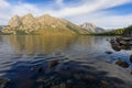 Scenic Jenny Lake Reflection Landscape