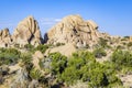 Scenic Jumbo rock in Joshua Tree National Park Royalty Free Stock Photo