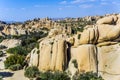 Scenic Jumbo rock in Joshua Tree National Park Royalty Free Stock Photo