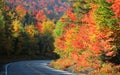 Scenic Kancamagus high way Royalty Free Stock Photo