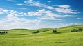 scenic kansas flint hills Royalty Free Stock Photo