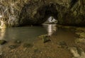 Scenic karst cave and river in national park Rakov Skocjan in Slovenia