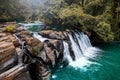 Scenic Kote Abbe Falls in Coorg , Karnataka, India Royalty Free Stock Photo