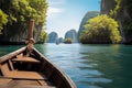 Scenic Krabi, Thailand Longtail boat trip, the essence of wanderlust