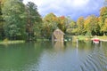 Autumn at the lakeside of the Studzieniczne, Poland