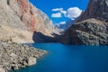 Scenic lake Big Allo in Fan mountains in Pamir, Tajikistan