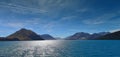 Scenic Lake Coleridge in New Zealand