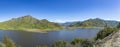 Scenic lake Kaweah in three rivers at the entrance of Sequoia national park