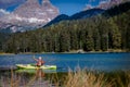 Scenic Lake Kayak Tour Royalty Free Stock Photo