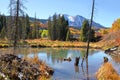 Scenic lake at Kebler pass in Colorado