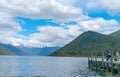 Scenic Lake Rotoroa in Nelson Lakes National Park South Island Royalty Free Stock Photo