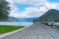 Scenic Lake Rotoroa in Nelson Lakes National Park South Island Royalty Free Stock Photo