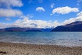 Scenic of lake wanaka south island new zealand important landm