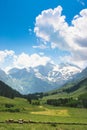 Scenic landscape in the Alps in Salzburg, Austria Royalty Free Stock Photo