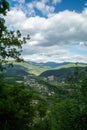 Scenic landscape in Arrone Valnerina province of Terni, Italy