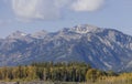 Scenic Landscape in Autumn in Grand Teton National Park Royalty Free Stock Photo