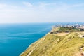 Scenic landscape of Black Sea in Anapa, Russia Royalty Free Stock Photo