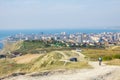Scenic landscape of Black Sea in Anapa, Russia