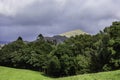 Scenic landscape of british countryside in rural area of Lake District,Cumbria,Uk Royalty Free Stock Photo